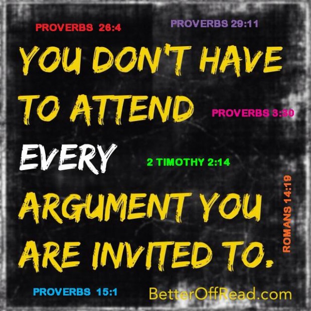 Arguing-a Bible Study in one picture!
